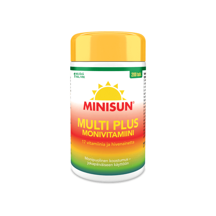 Minisun Monivitamiini Multi Plus - Apteekki 360 Helsinki - Verkkoapteekki