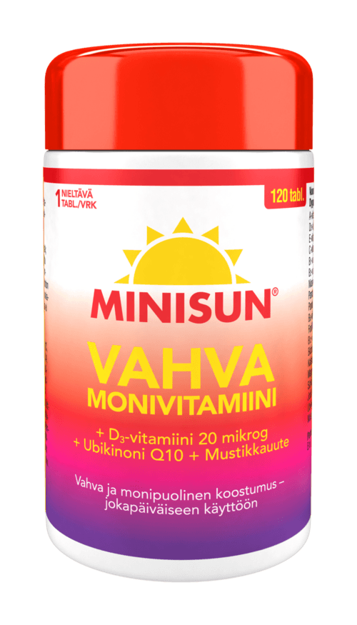Minisun Monivitamiini Vahva - Apteekki 360 Helsinki - Verkkoapteekki