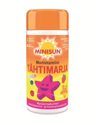 Minisun Multivitamin Junior Tähtimarja - Apteekki 360 Helsinki - Verkkoapteekki