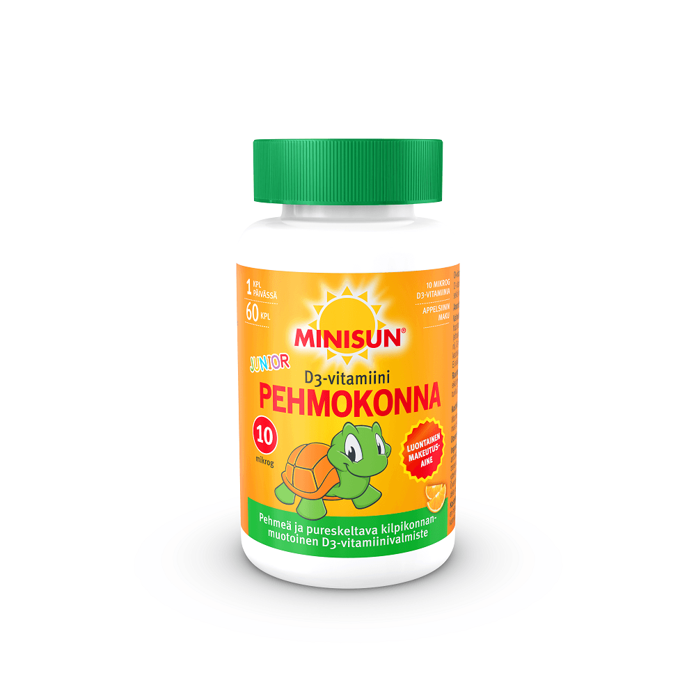 Minisun Pehmokonna 10 mcg D-Vitamiini lapselle - Apteekki 360 Helsinki - Verkkoapteekki