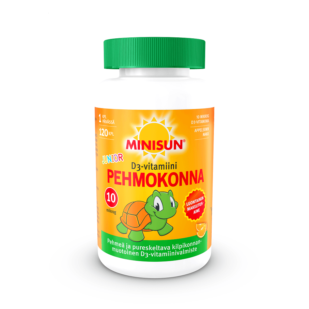 Minisun Pehmokonna 10 mcg D-Vitamiini lapselle - Apteekki 360 Helsinki - Verkkoapteekki