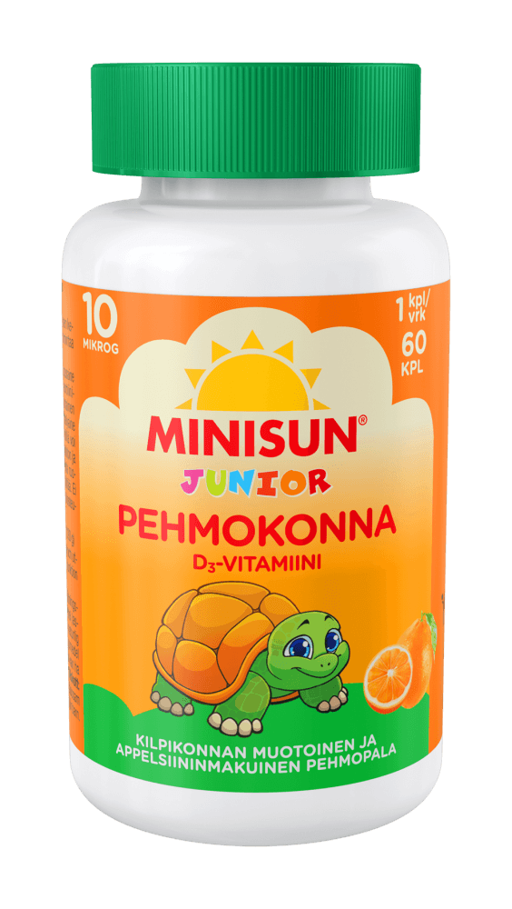 Minisun Pehmokonna 10 mcg D-Vitamiini lapselle - Apteekki 360 Helsinki - Verkkoapteekki
