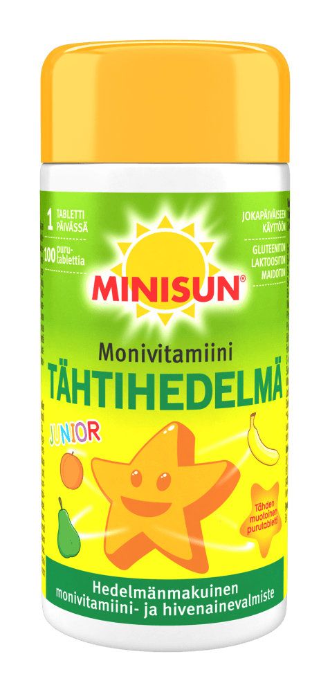 Minisun Tähtihedelmä Monivitamiini - Apteekki 360 Helsinki - Verkkoapteekki