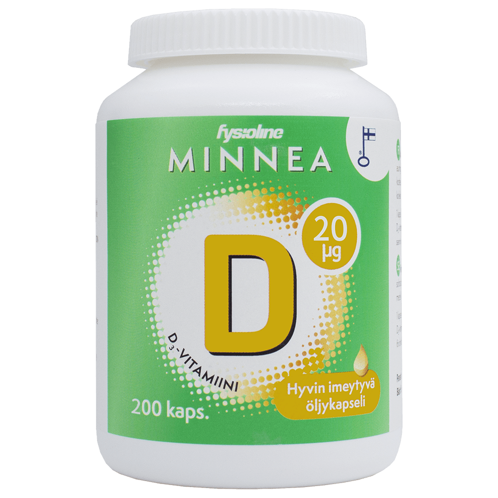 Minnea D-Vitamiini 20 Mikrog - Apteekki 360 Helsinki - Verkkoapteekki
