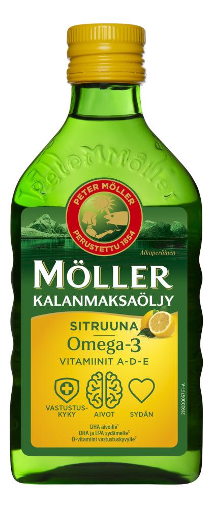 Möller Kalanmaksaöljy Sitruuna - Apteekki 360 Helsinki - Verkkoapteekki
