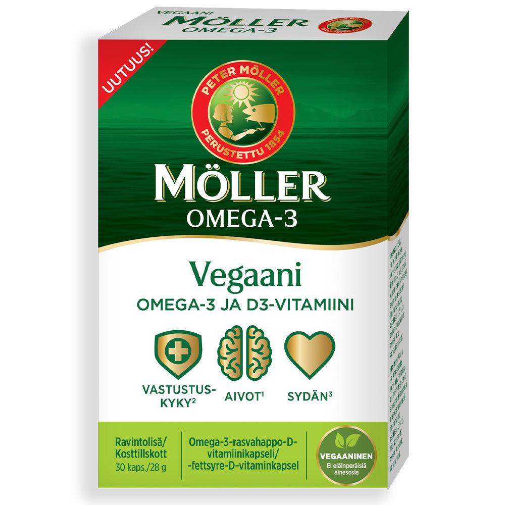 Möller Vegaani Omega-3 Ja D-Vitamiini - Apteekki 360 Helsinki - Verkkoapteekki
