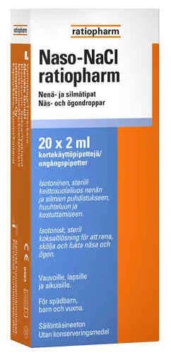 Naso Nacl Ratiopharm - Apteekki 360 Helsinki - Verkkoapteekki