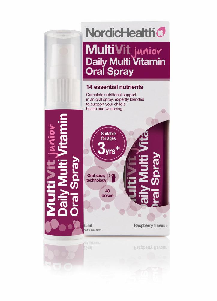 Nordic Health Multivitamiini Junior -Suihke - Apteekki 360 Helsinki - Verkkoapteekki