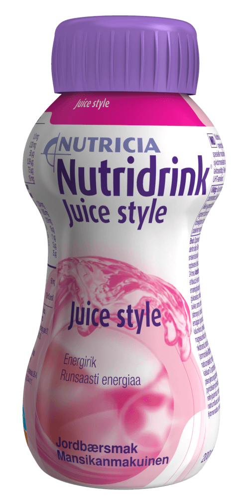 Nutridrink Juice Style Mansikka - Apteekki 360 Helsinki - Verkkoapteekki
