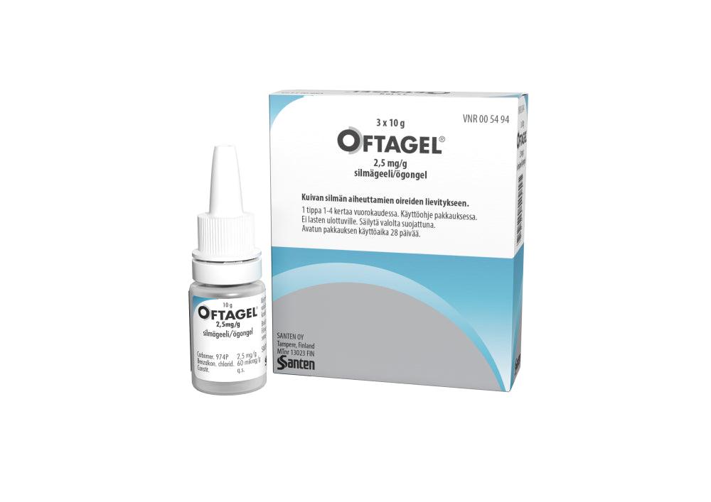 Oftagel 2,5 Mg/G Silmägeeli - Apteekki 360 Helsinki - Verkkoapteekki