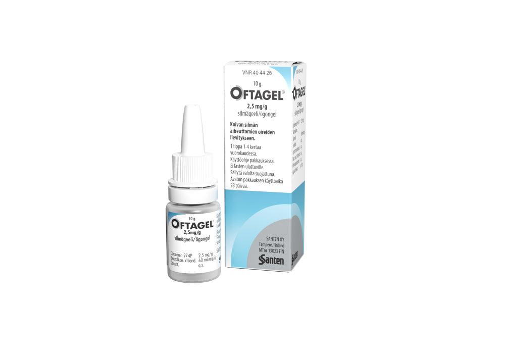 Oftagel 2,5 Mg/G Silmägeeli - Apteekki 360 Helsinki - Verkkoapteekki
