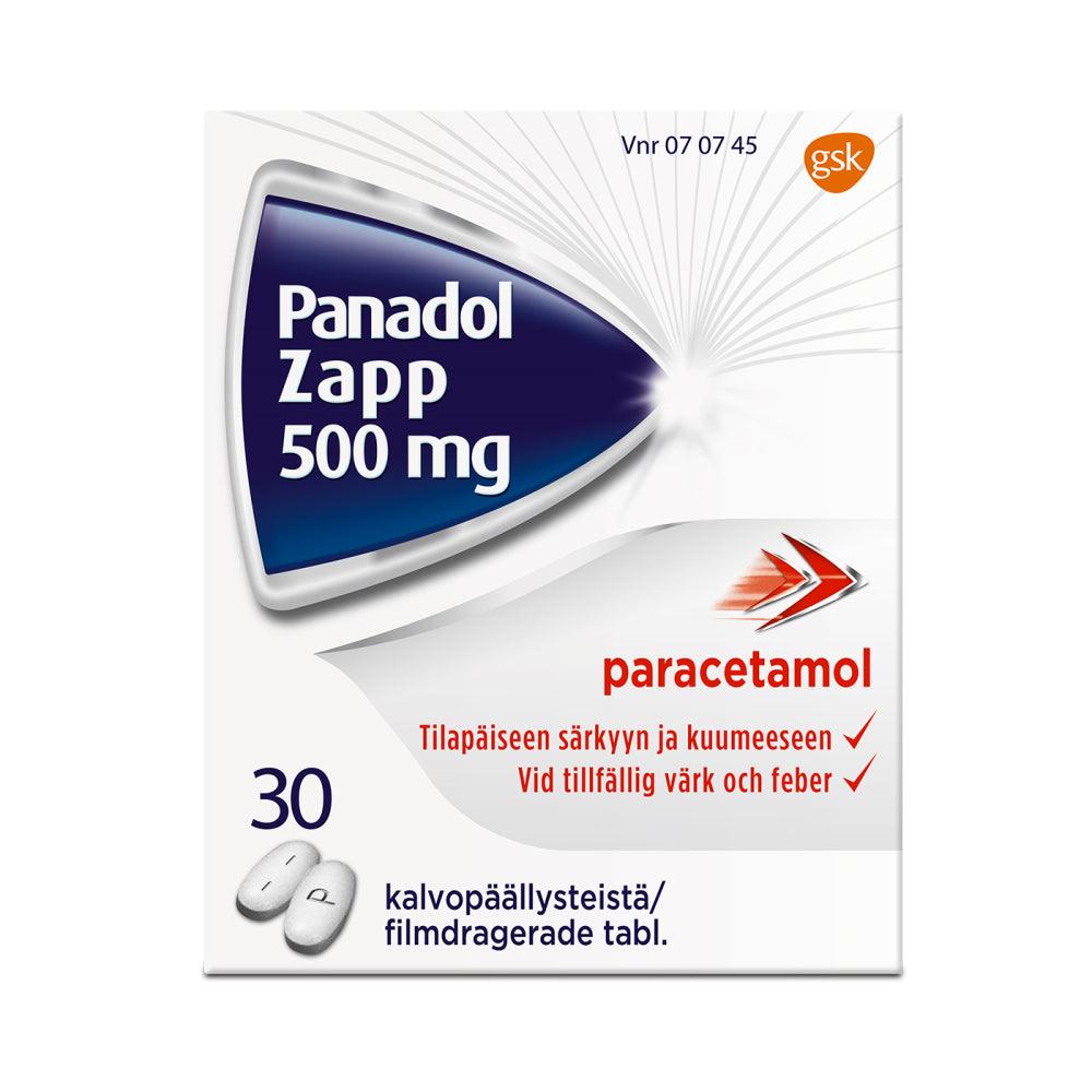 Panadol Zapp 500 Mg Tabl, Kalvopääll - Apteekki 360 Helsinki - Verkkoapteekki