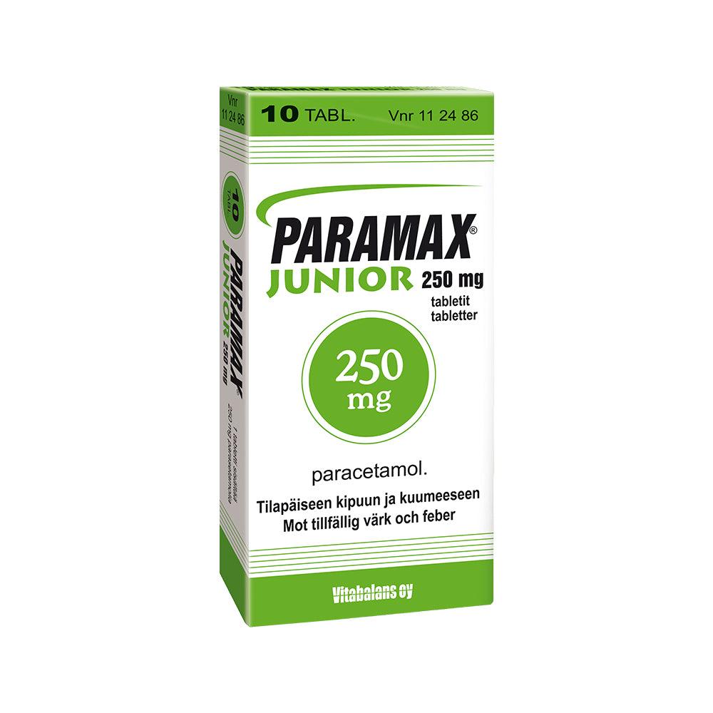 Paramax Junior 250 Mg Tabl - Apteekki 360 Helsinki - Verkkoapteekki