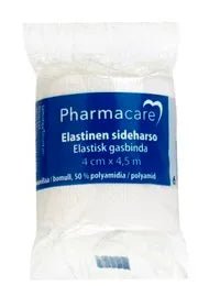Pharmacare Elastinen Sideharso 4Cmx4,5M - Apteekki 360 Helsinki - Verkkoapteekki