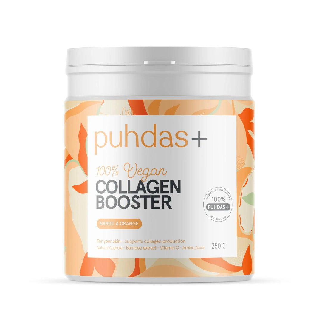 Puhdas+ Collagen Booster 100% Mango&Orange - Apteekki 360 Helsinki - Verkkoapteekki