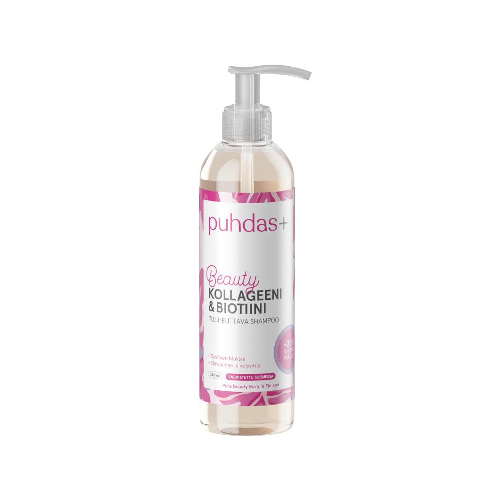 Puhdas+ Kollageeni & Biotiini Shampoo - Apteekki 360 Helsinki - Verkkoapteekki