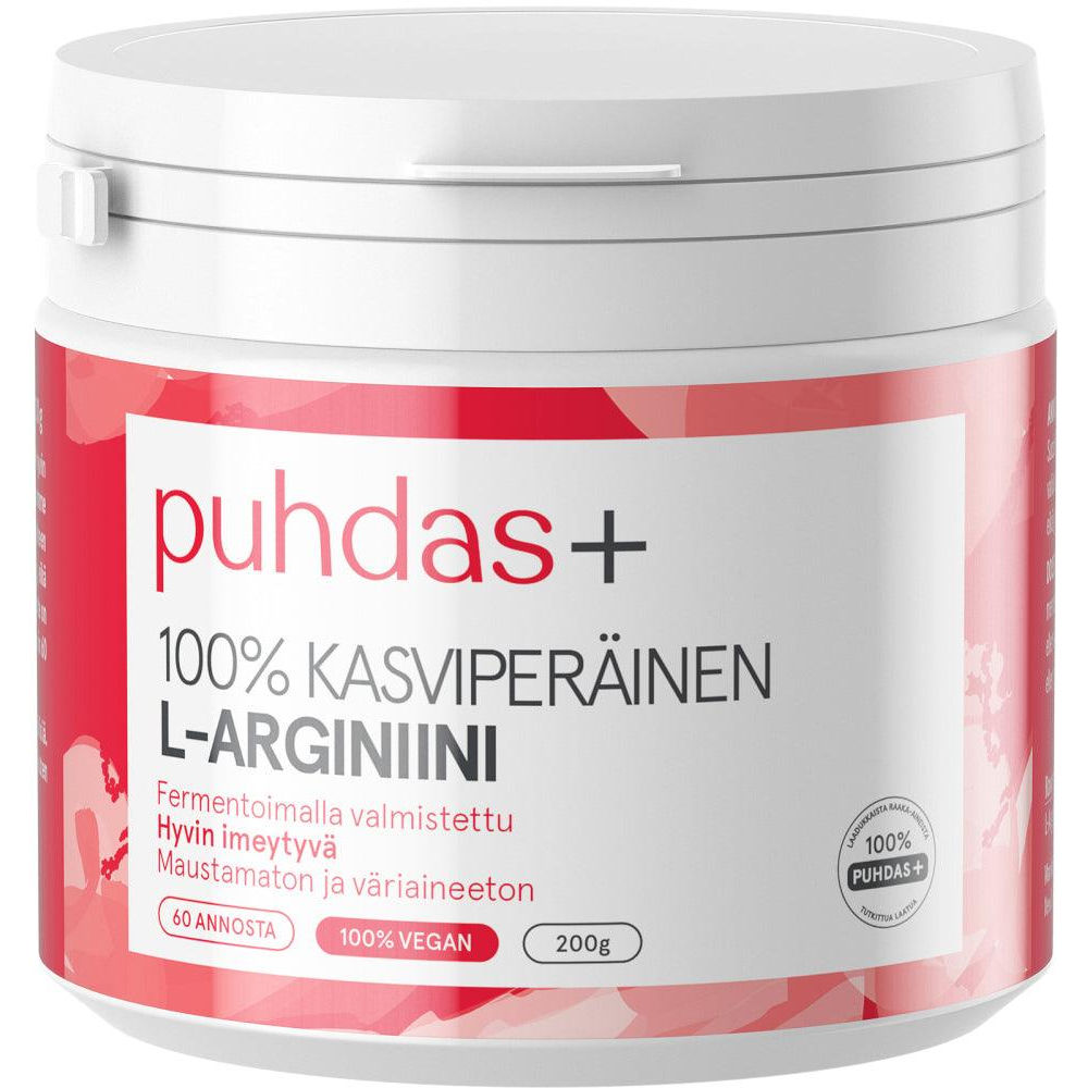 Puhdas+ L-Arginiini - Apteekki 360 Helsinki - Verkkoapteekki