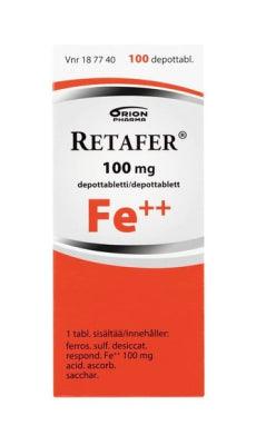 Retafer Depottabl - Apteekki 360 Helsinki - Verkkoapteekki