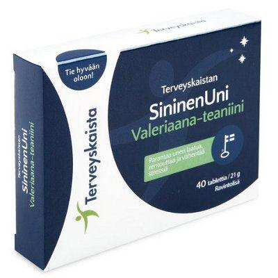 Sininen Uni Valeriaana-Teaniini - Apteekki 360 Helsinki - Verkkoapteekki