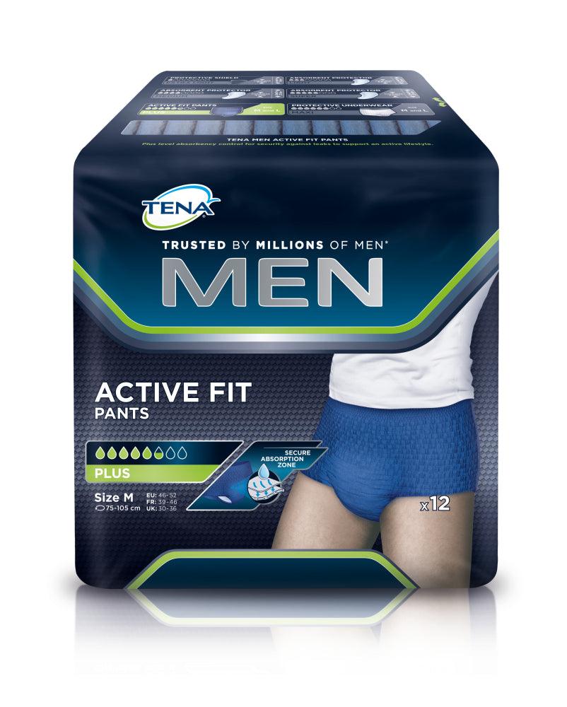 Tena Men Active Fit Pants Plus M - Apteekki 360 Helsinki - Verkkoapteekki