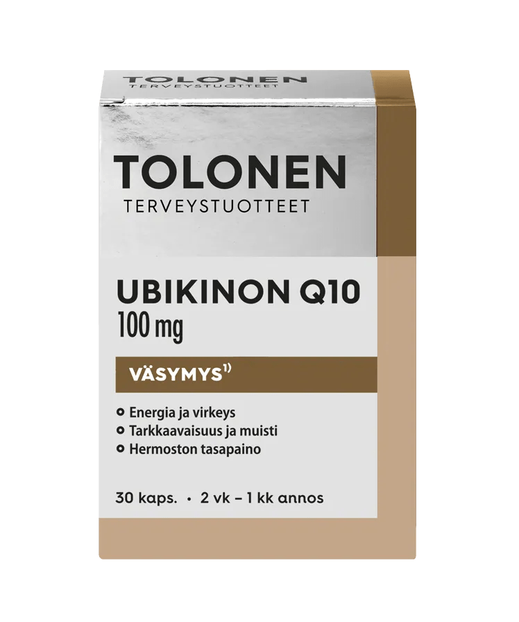 Tolonen Ubikinon 100 Mg + B-Vit - Apteekki 360 Helsinki - Verkkoapteekki