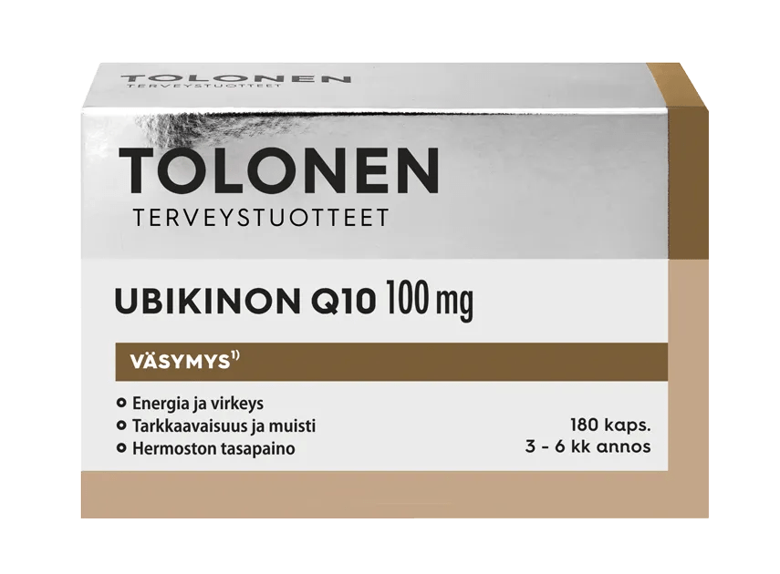 Tolonen Ubikinon 100 Mg + B-Vit - Apteekki 360 Helsinki - Verkkoapteekki