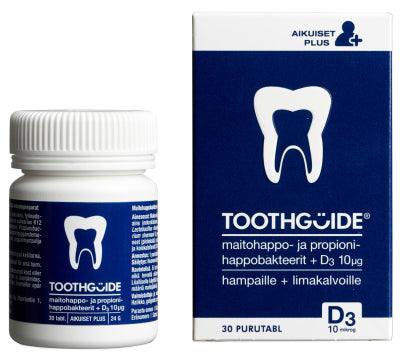 Toothguide Aikuiset Plus Maitohappobakt. - Apteekki 360 Helsinki - Verkkoapteekki