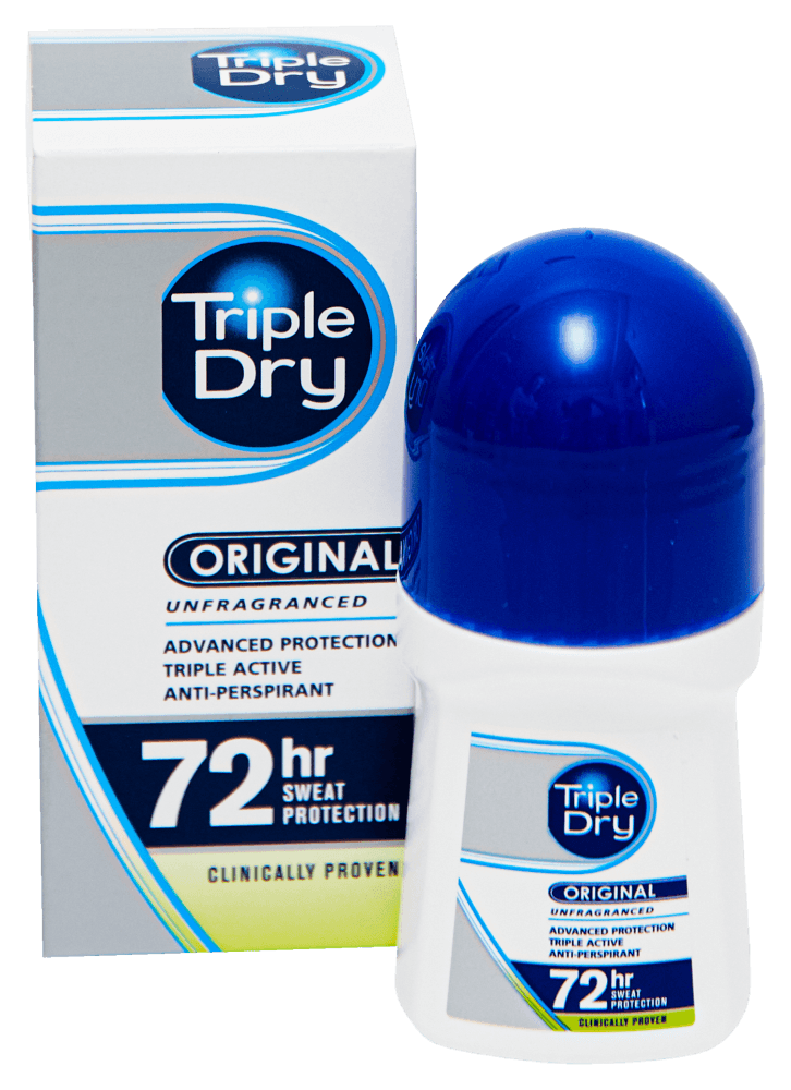 Triple Dry Roll-On tuoksuton Antiperspirantti - Apteekki 360 Helsinki - Verkkoapteekki