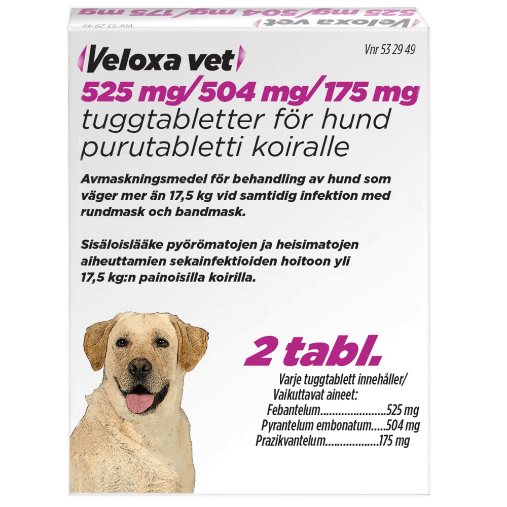 Veloxa Vet 175 Mg/504 Mg/525 Mg Purutabl - Apteekki 360 Helsinki - Verkkoapteekki