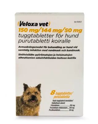 Veloxa Vet 50 Mg/144 Mg/150 Mg Purutabl - Apteekki 360 Helsinki - Verkkoapteekki