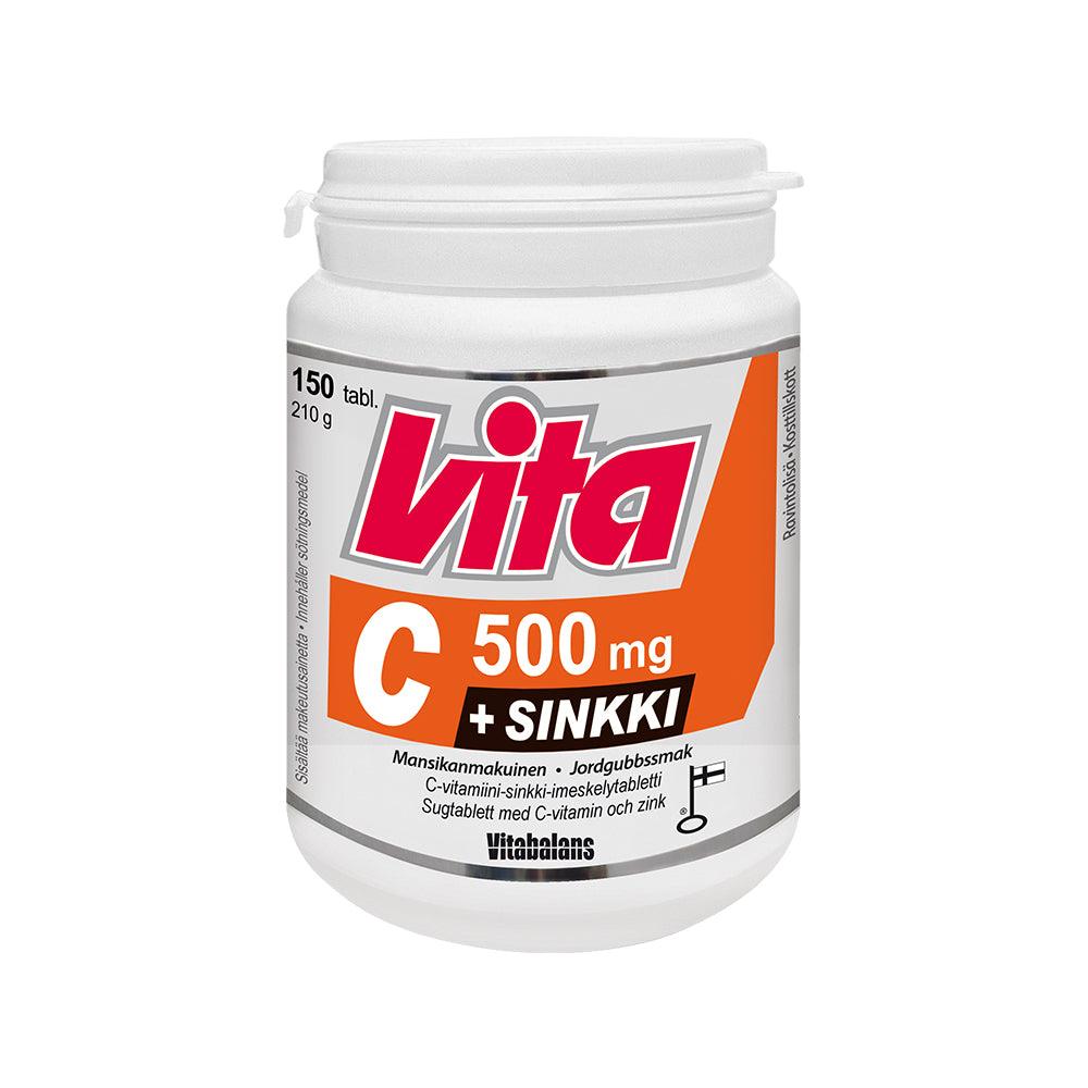 Vita C 500 Mg + Sinkki - Apteekki 360 Helsinki - Verkkoapteekki