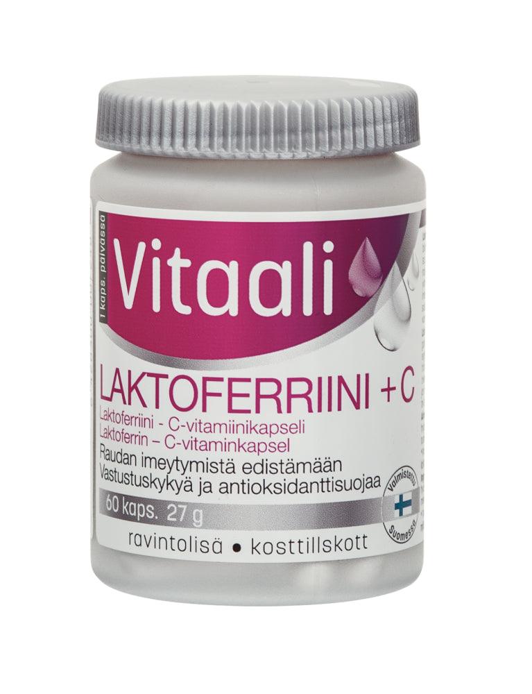 Vitaali Laktoferriini + C - Apteekki 360 Helsinki - Verkkoapteekki