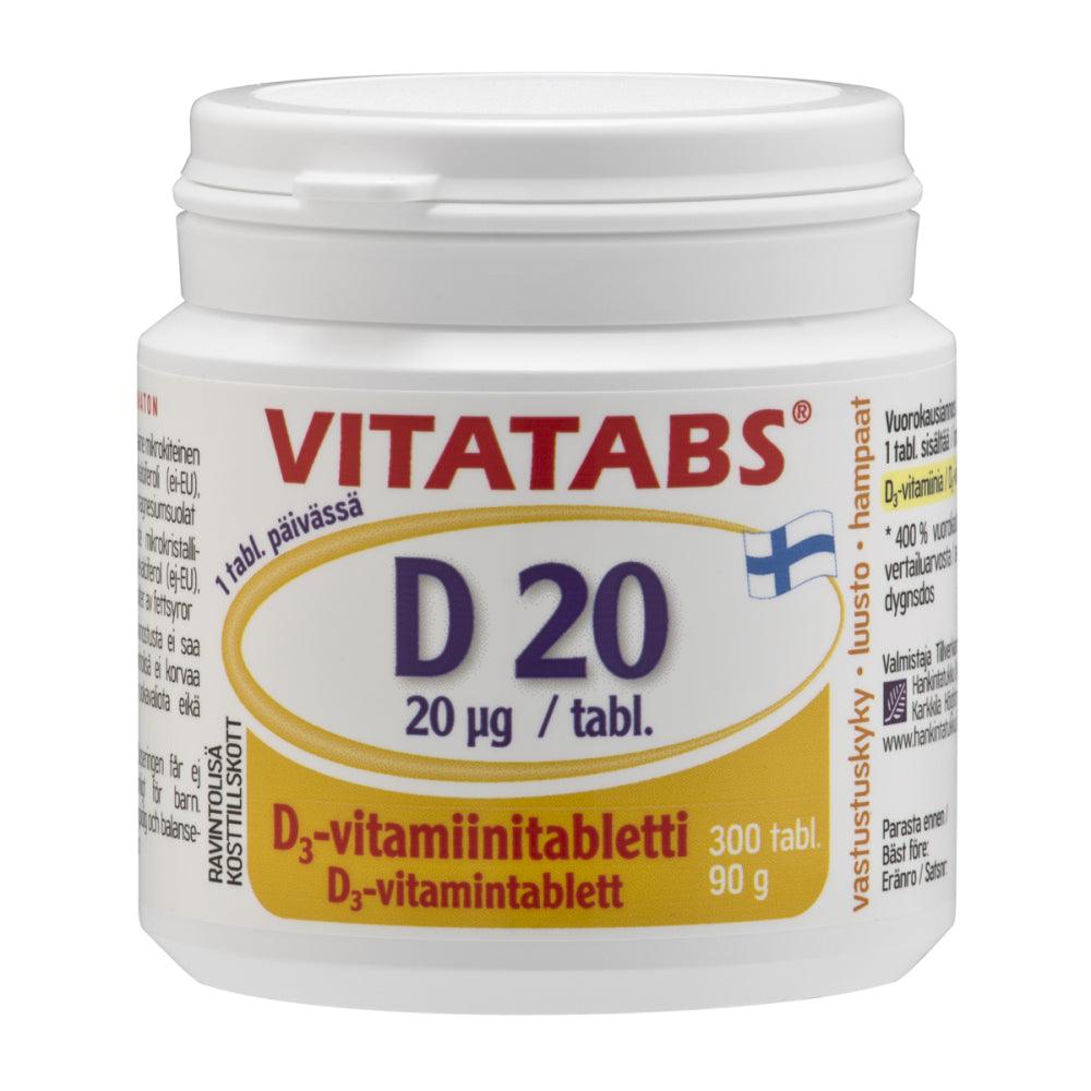 Vitatabs D20 - Apteekki 360 Helsinki - Verkkoapteekki