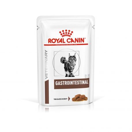 Royal Canin Gastrointestinal Wet Thin Slices In Gravy Kissa 12X85G 40390011