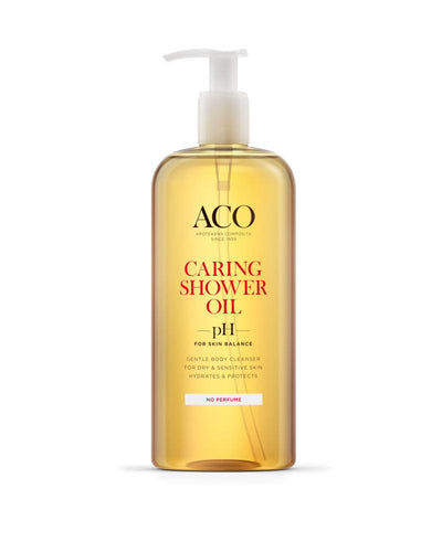 Aco Body Caring Shower Oil Hajusteeton No Perfume - Apteekki 360 Helsinki - Verkkoapteekki