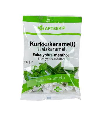 Apteekki Kurkkukaramelli Eukalyptus-Menthol - Apteekki 360 Helsinki - Verkkoapteekki