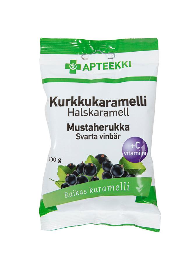 Apteekki Kurkkukaramelli Mustaherukka - Apteekki 360 Helsinki - Verkkoapteekki