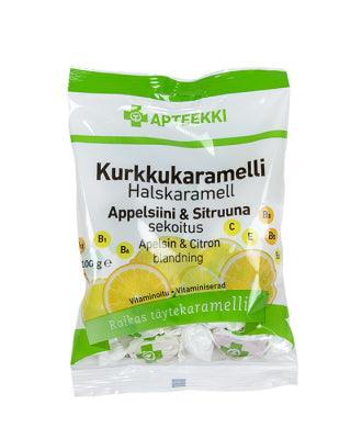 Apteekki Kurkkukaramelli Sitruuna&Appelsiini - Apteekki 360 Helsinki - Verkkoapteekki
