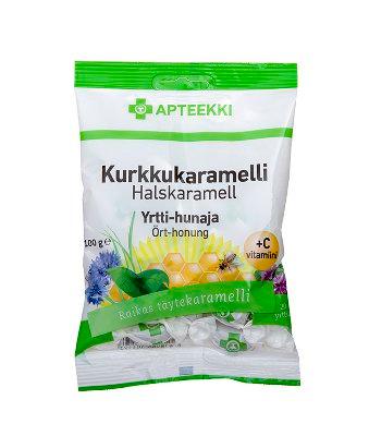Apteekki Kurkkukaramelli Yrtti-Hunaja - Apteekki 360 Helsinki - Verkkoapteekki