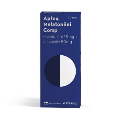 Apteq Melatoniini Comp 1,9 Mg - Apteekki 360 Helsinki - Verkkoapteekki