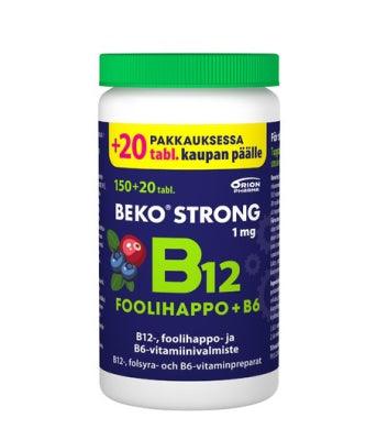 Beko Strong B12+Foolihappo+B6 - Apteekki 360 Helsinki - Verkkoapteekki