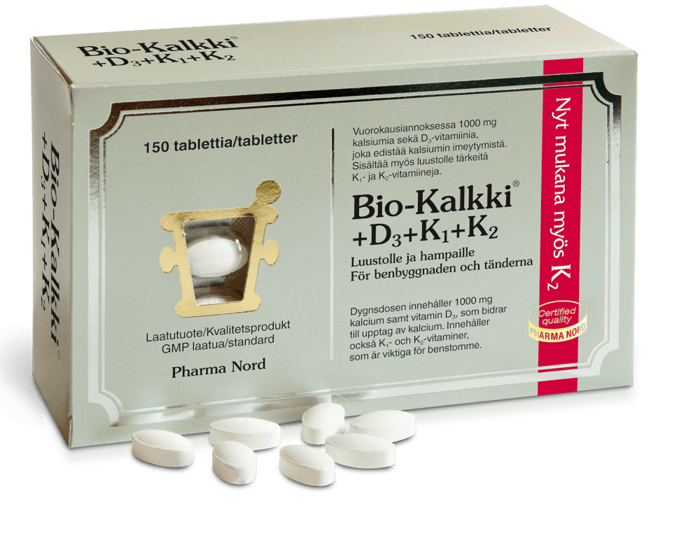 Bio-Kalkki+D3+K1+K2 - Apteekki 360 Helsinki - Verkkoapteekki