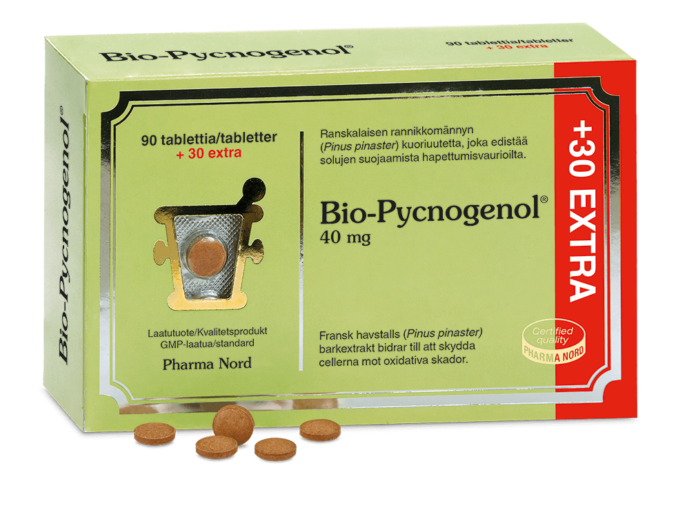 Bio-Pycnogenol 40 Mg - Apteekki 360 Helsinki - Verkkoapteekki