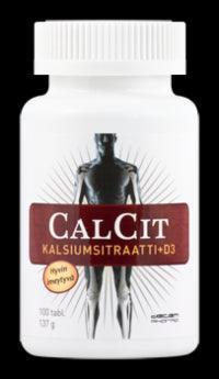 Calcit Kalsiumsitraatti + D3-Vitamiini - Apteekki 360 Helsinki - Verkkoapteekki