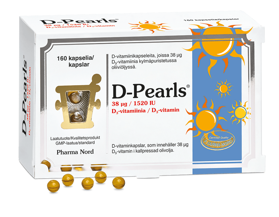 D-Pearls 38 Mikrog - Apteekki 360 Helsinki - Verkkoapteekki