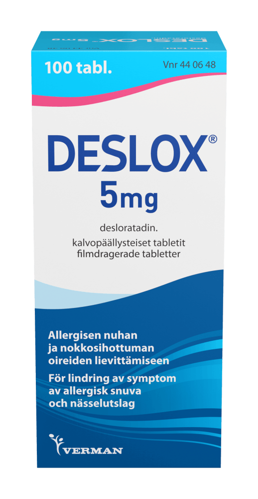 Deslox 5 Mg Tabl, Kalvopääll - Apteekki 360 Helsinki - Verkkoapteekki