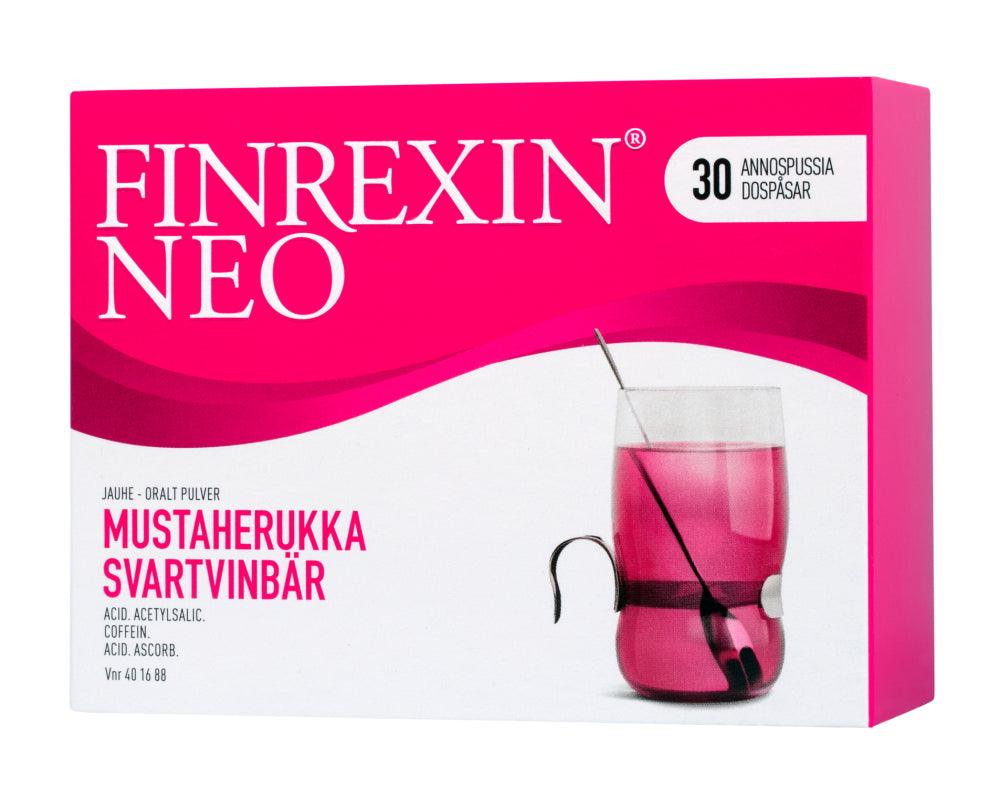 Finrexin Neo 30 Mg/300 Mg/350 Mg Jauhe Mustaherukka - Apteekki 360 Helsinki - Verkkoapteekki