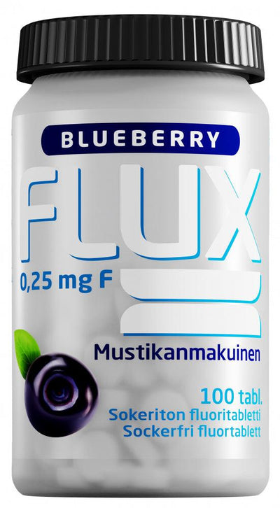 Flux Blueberry Fluoritabletti - Apteekki 360 Helsinki - Verkkoapteekki
