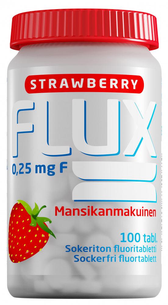 Flux Strawberry Fluoritabletti - Apteekki 360 Helsinki - Verkkoapteekki