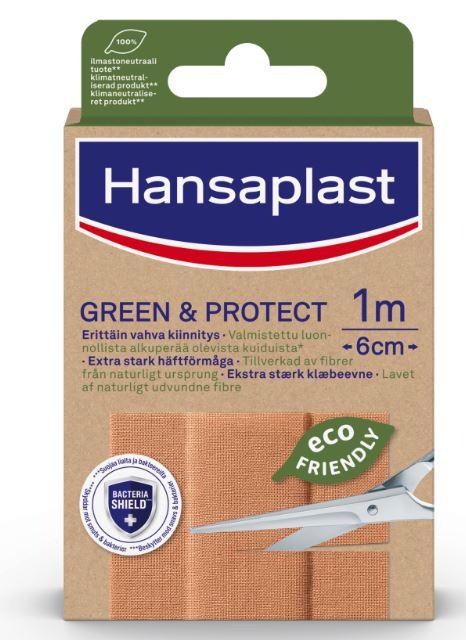 Hansaplast Green & Protect 1Mx6Cm (Me10) - Apteekki 360 Helsinki - Verkkoapteekki